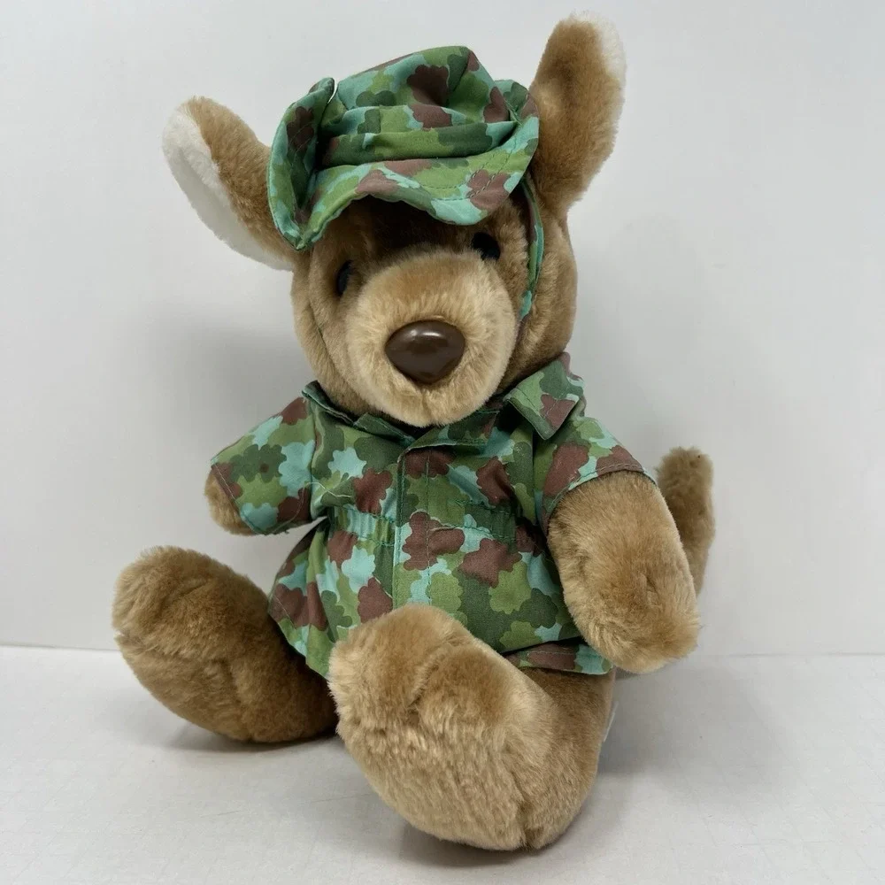 Dakin 1987 Duke Willaby Way Outback Kangaroo Plush Animal‎ in Camouflage 9